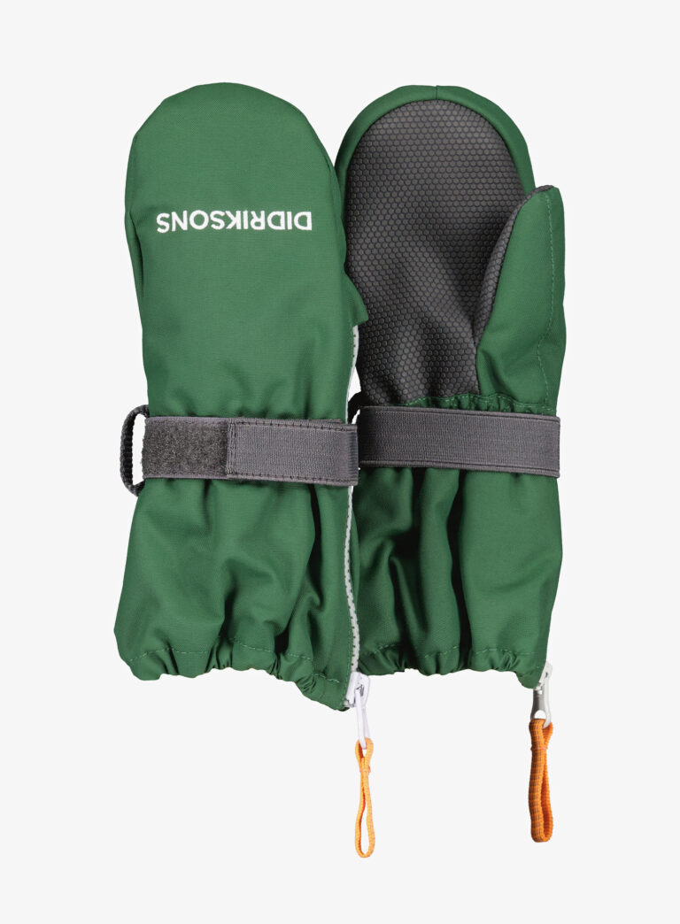 Mănuși pentru copii Didriksons Biggles Zip Mitten 7 - pine green