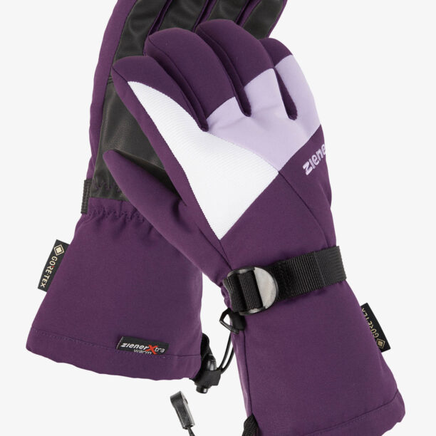 Mănuși pentru copii Ziener Lani GTX Junior - dark violet