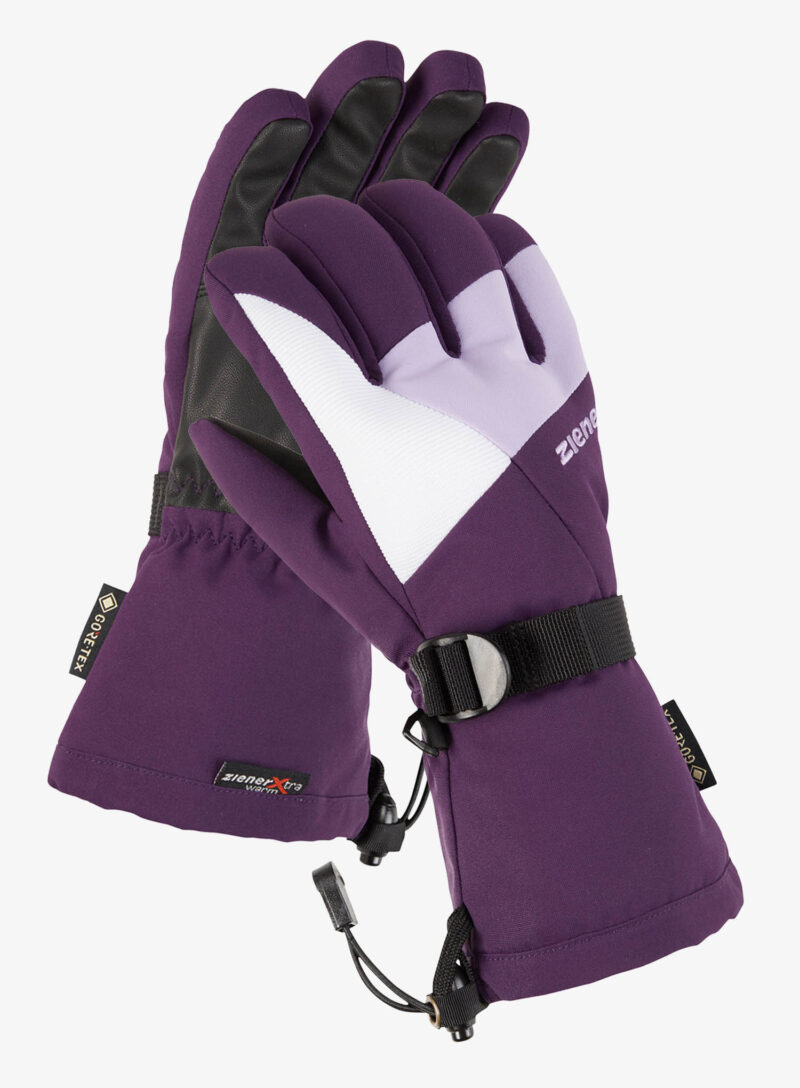 Mănuși pentru copii Ziener Lani GTX Junior - dark violet