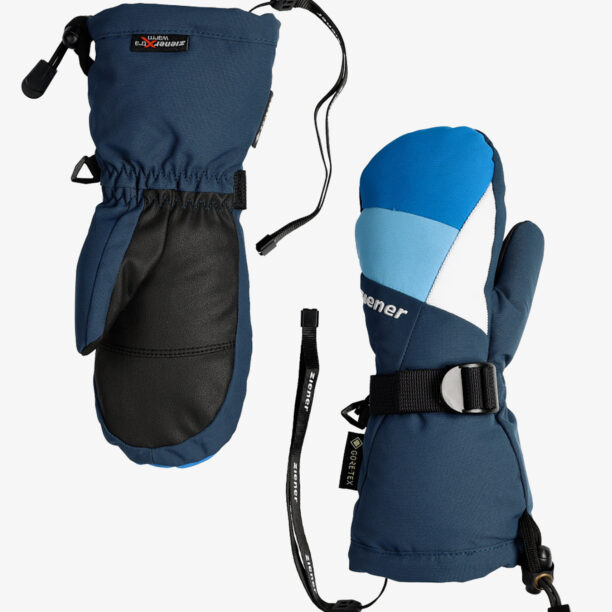 Mănuși pentru copii Ziener Lanic GTX + Gore Plus Warm Mitten Junior - hale navy preţ