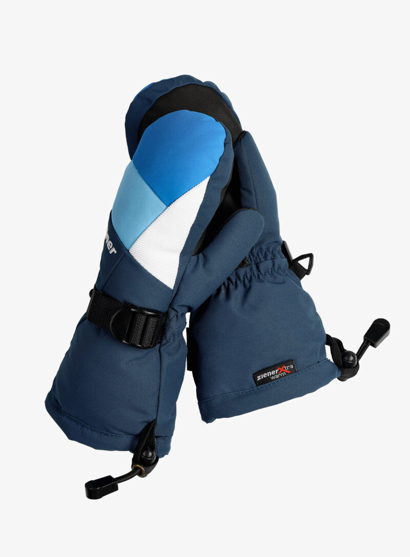 Mănuși pentru copii Ziener Lanic GTX + Gore Plus Warm Mitten Junior - hale navy