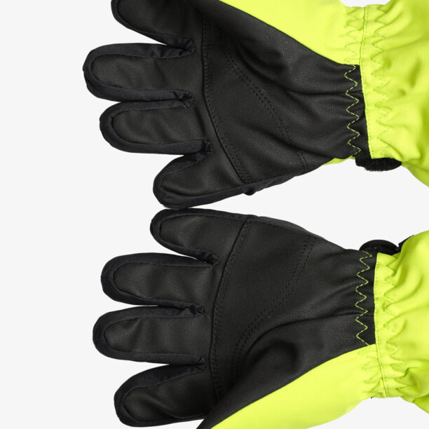 Preţ Mănuși pentru copii Ziener Lauro AS Glove Junior - black/lime