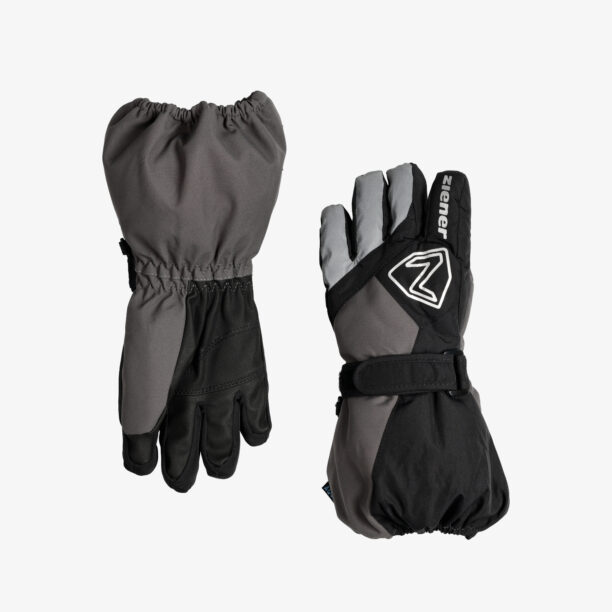 Mănuși pentru copii Ziener Lauro AS Glove Junior - black/magnet preţ