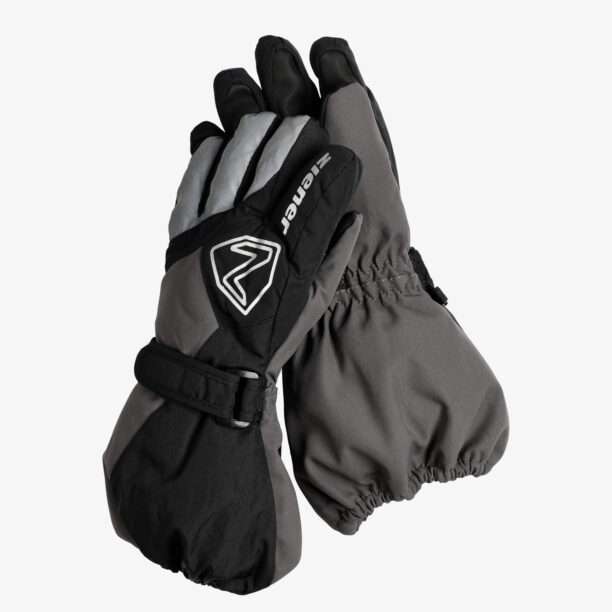 Mănuși pentru copii Ziener Lauro AS Glove Junior - black/magnet