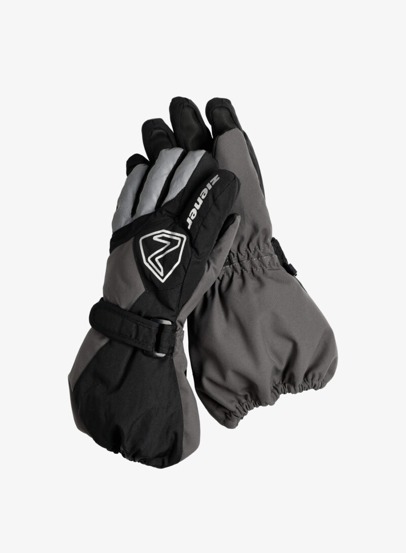 Mănuși pentru copii Ziener Lauro AS Glove Junior - black/magnet