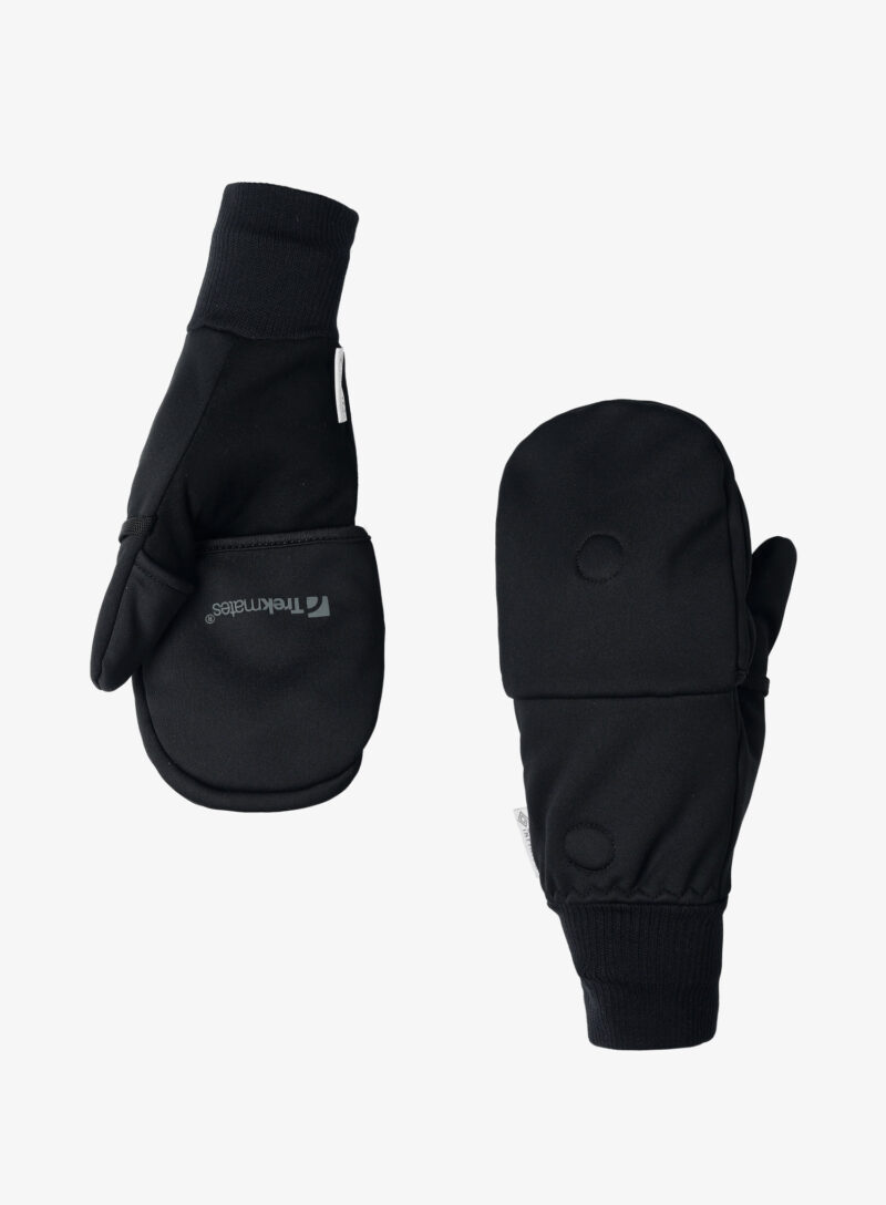 Preţ Manusi rezistente la vant Trekmates Rigg Convertible Mitts - black