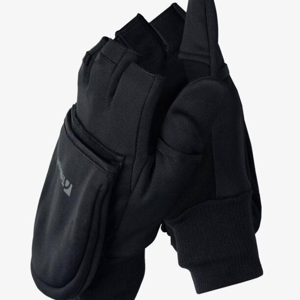 Manusi rezistente la vant Trekmates Rigg Convertible Mitts - black