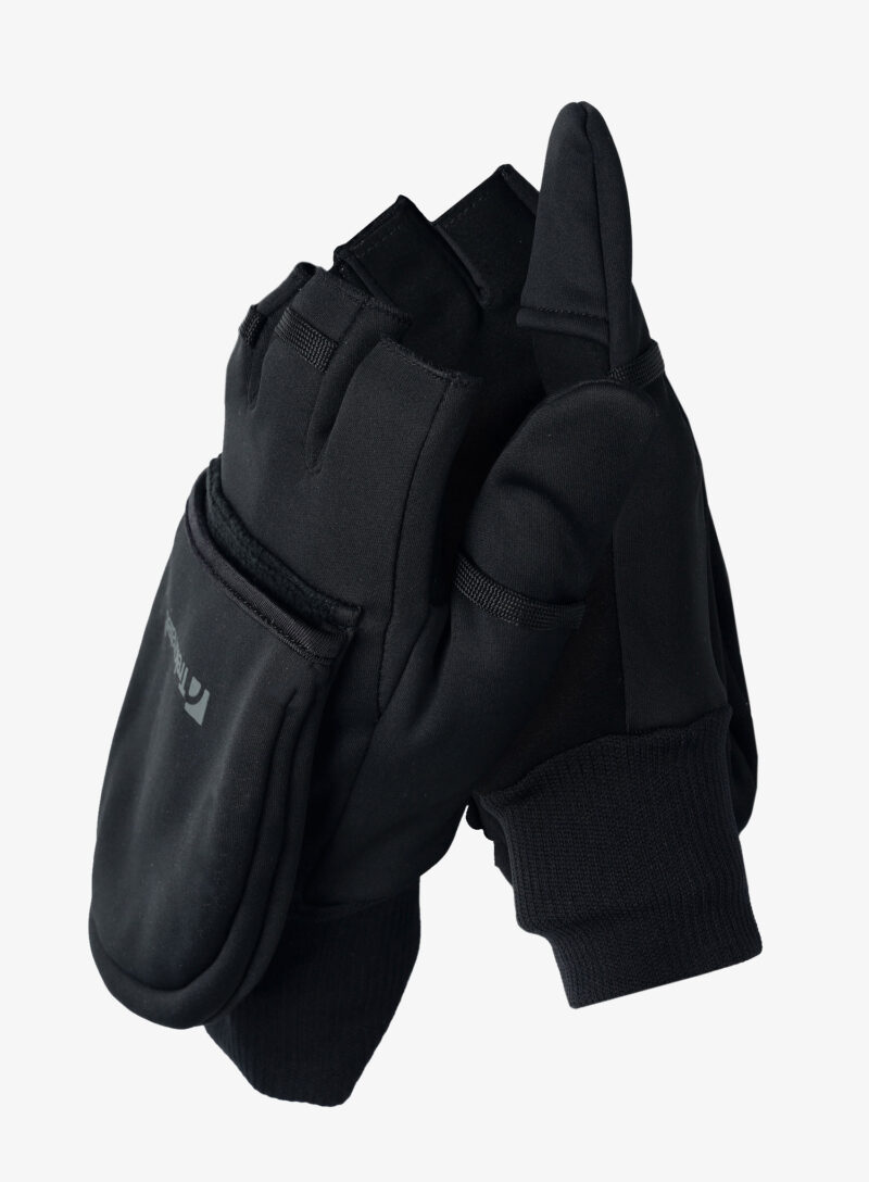 Manusi rezistente la vant Trekmates Rigg Convertible Mitts - black