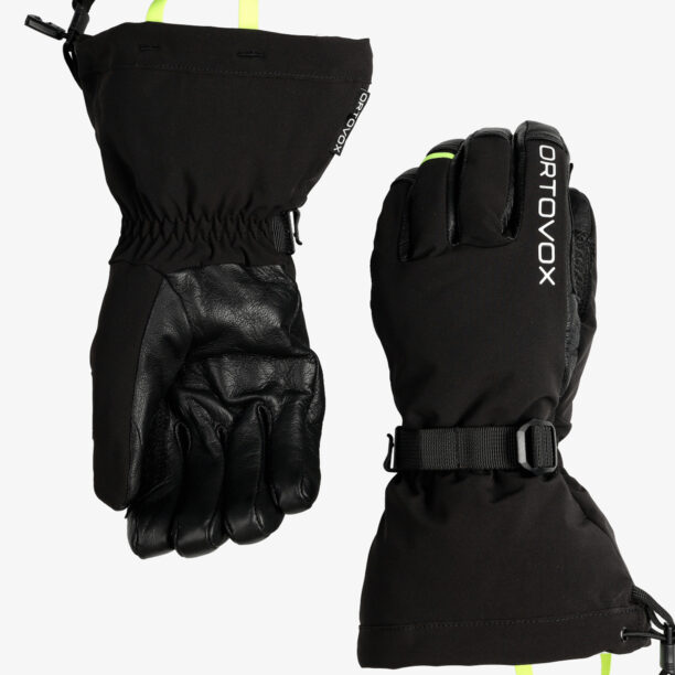 Manusi schi barbati Ortovox Merino Mountain Glove - black raven preţ