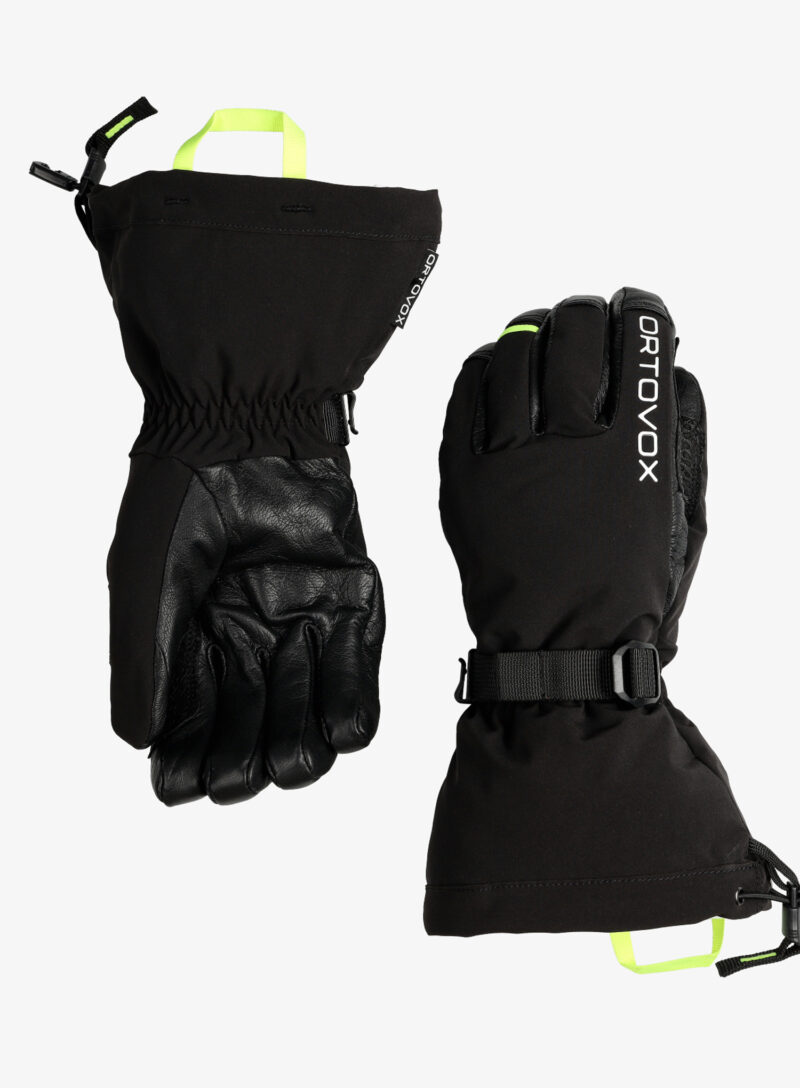 Manusi schi barbati Ortovox Merino Mountain Glove - black raven preţ