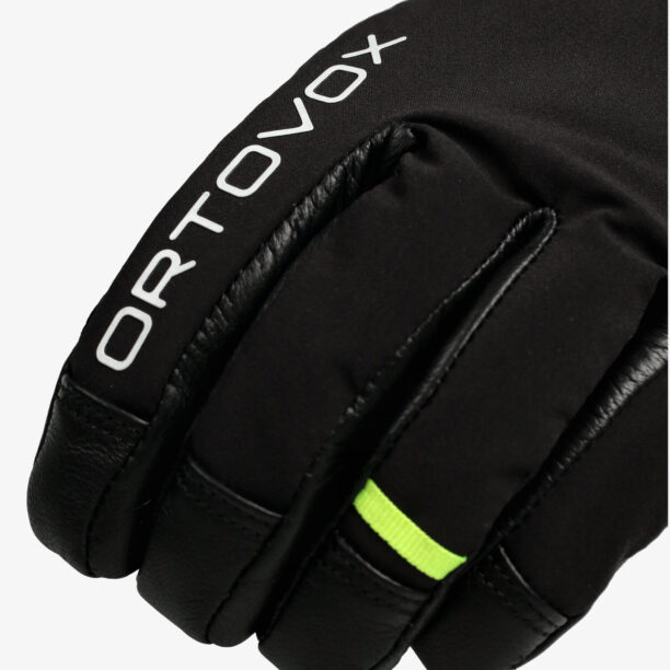 Original Manusi schi barbati Ortovox Merino Mountain Glove - black raven