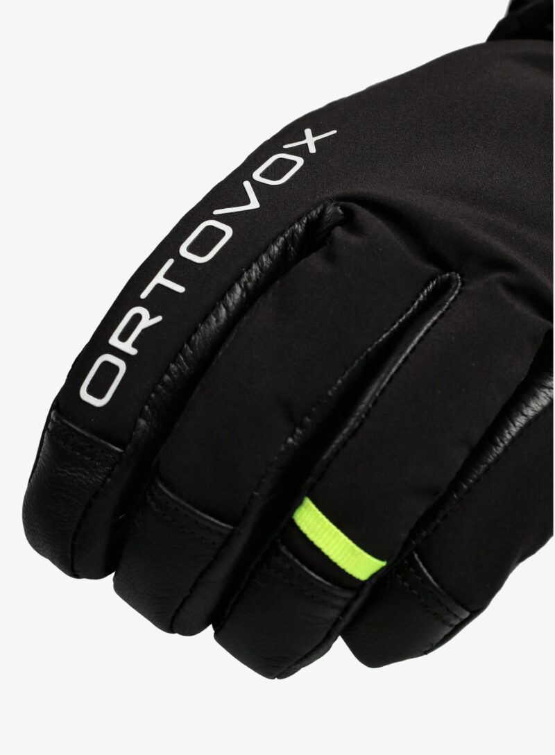 Original Manusi schi barbati Ortovox Merino Mountain Glove - black raven