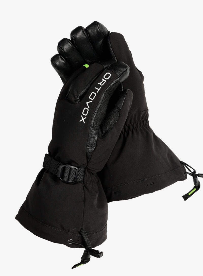 Manusi schi barbati Ortovox Merino Mountain Glove - black raven