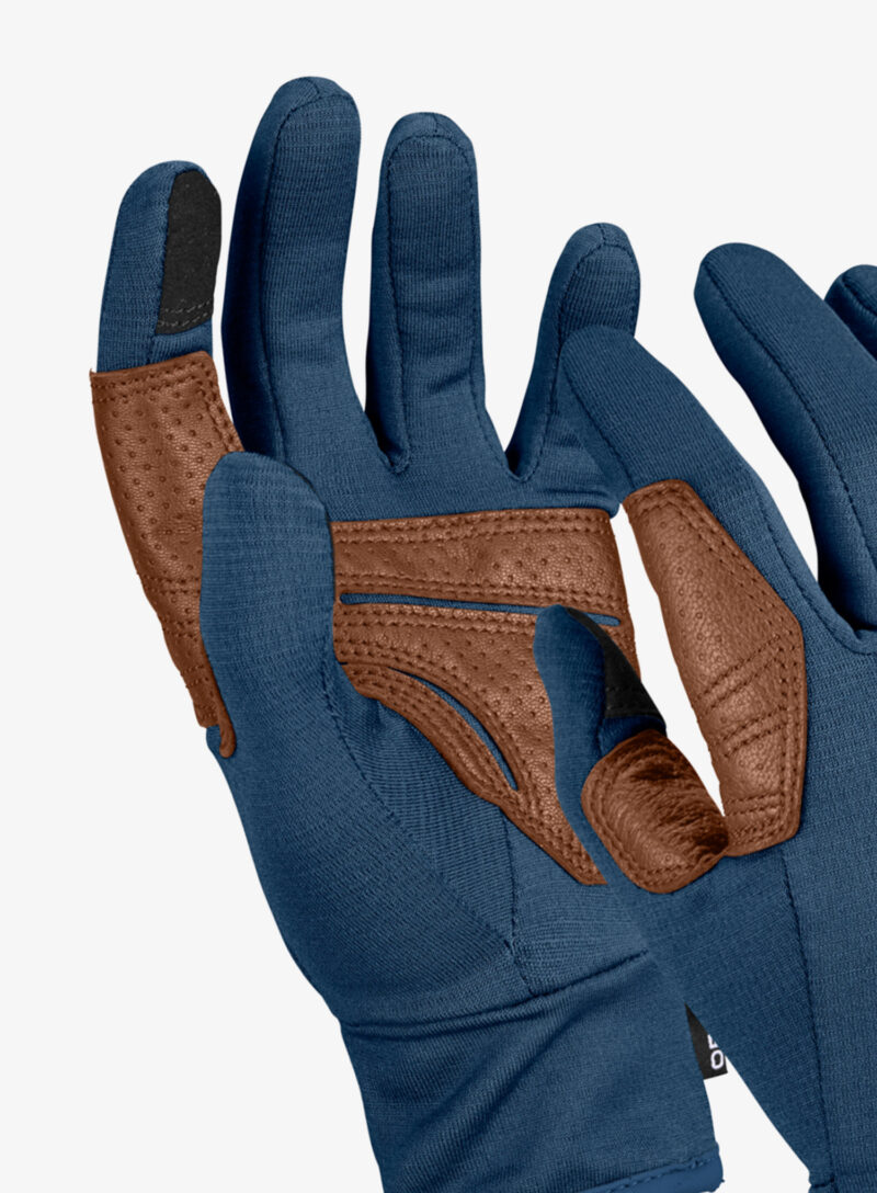 Manusi schi de tura Ortovox Fleece Light Glove - deep ocean preţ