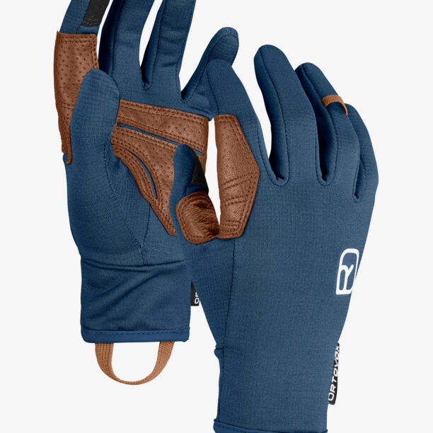 Manusi schi de tura Ortovox Fleece Light Glove - deep ocean