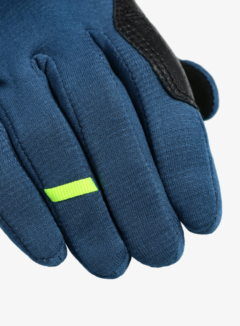 Original Mănuși schi de tura Ortovox Fleece Light Glove - petrol blue