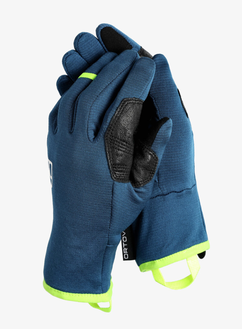 Mănuși schi de tura Ortovox Fleece Light Glove - petrol blue