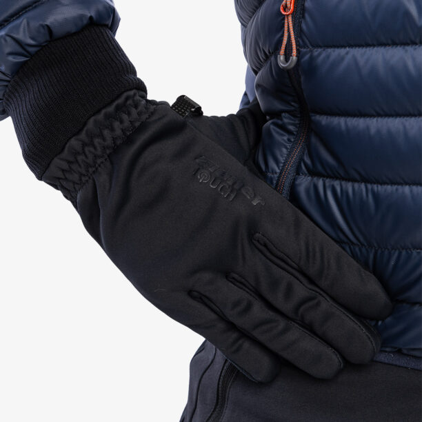 Mănuși softshell Ziener Idaho GTX INF Touch - black preţ