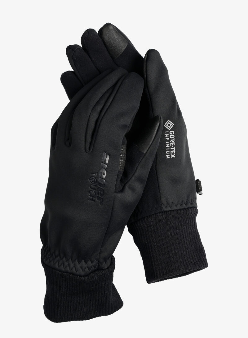 Mănuși softshell Ziener Idaho GTX INF Touch - black