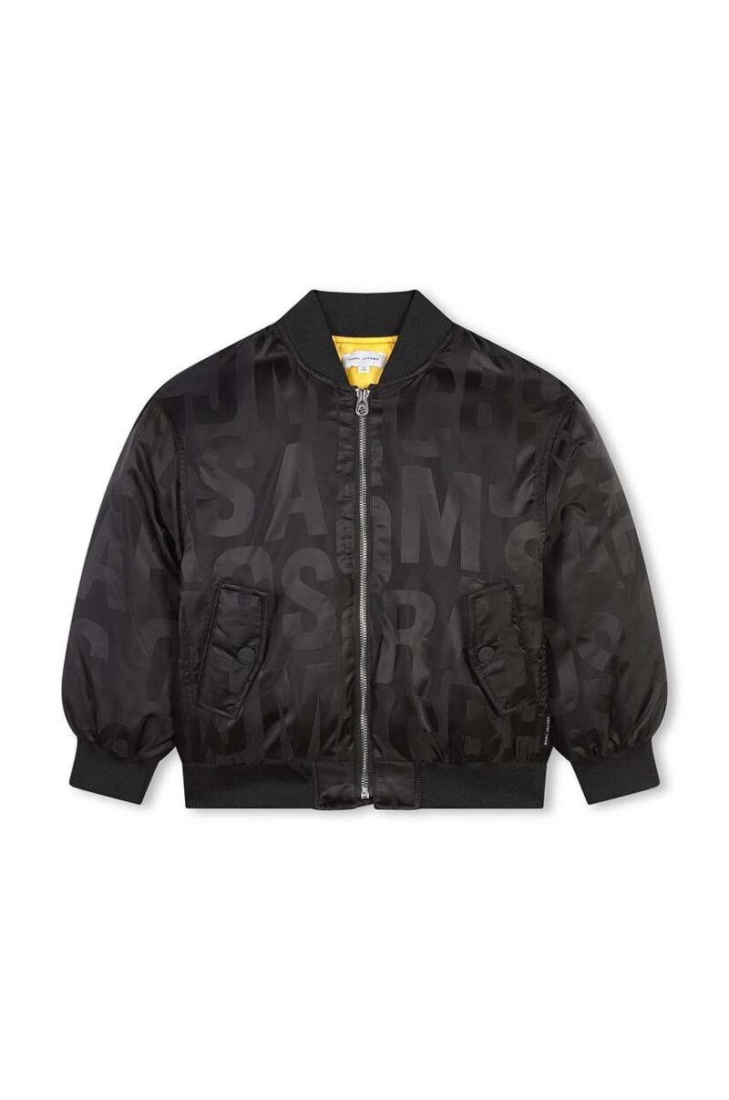 Marc Jacobs geaca bomber pentru copii culoarea negru