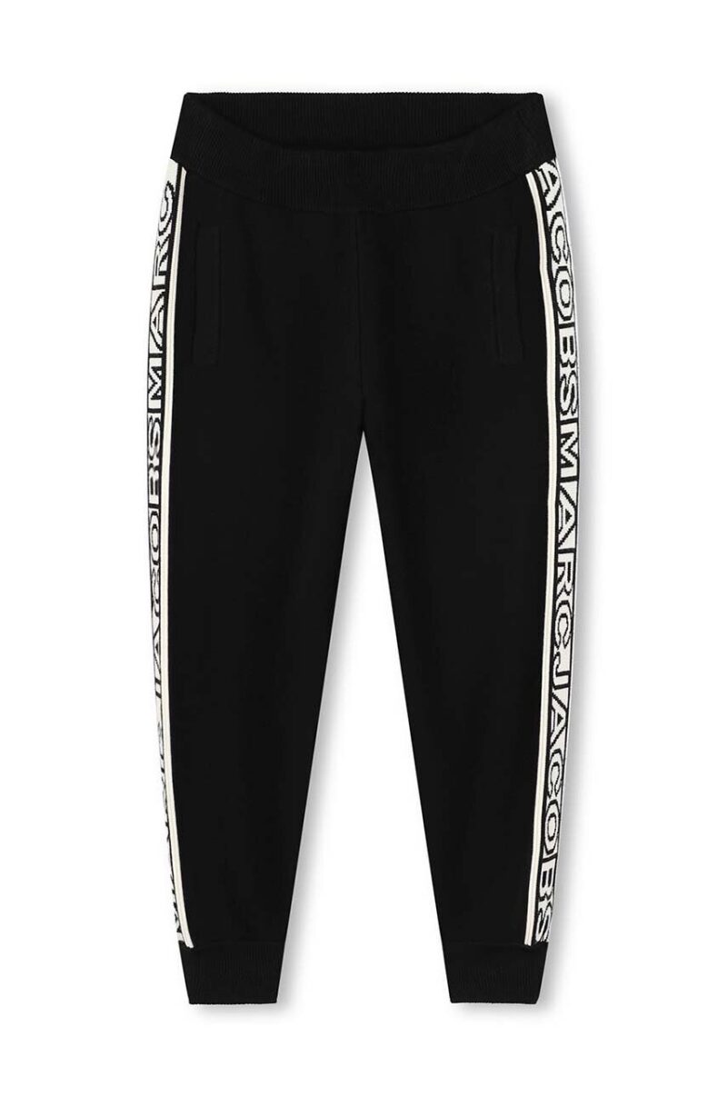 Marc Jacobs pantaloni de trening pentru copii culoarea negru