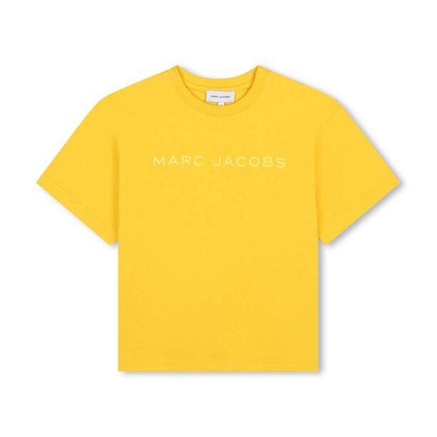 Marc Jacobs tricou de bumbac pentru copii culoarea galben