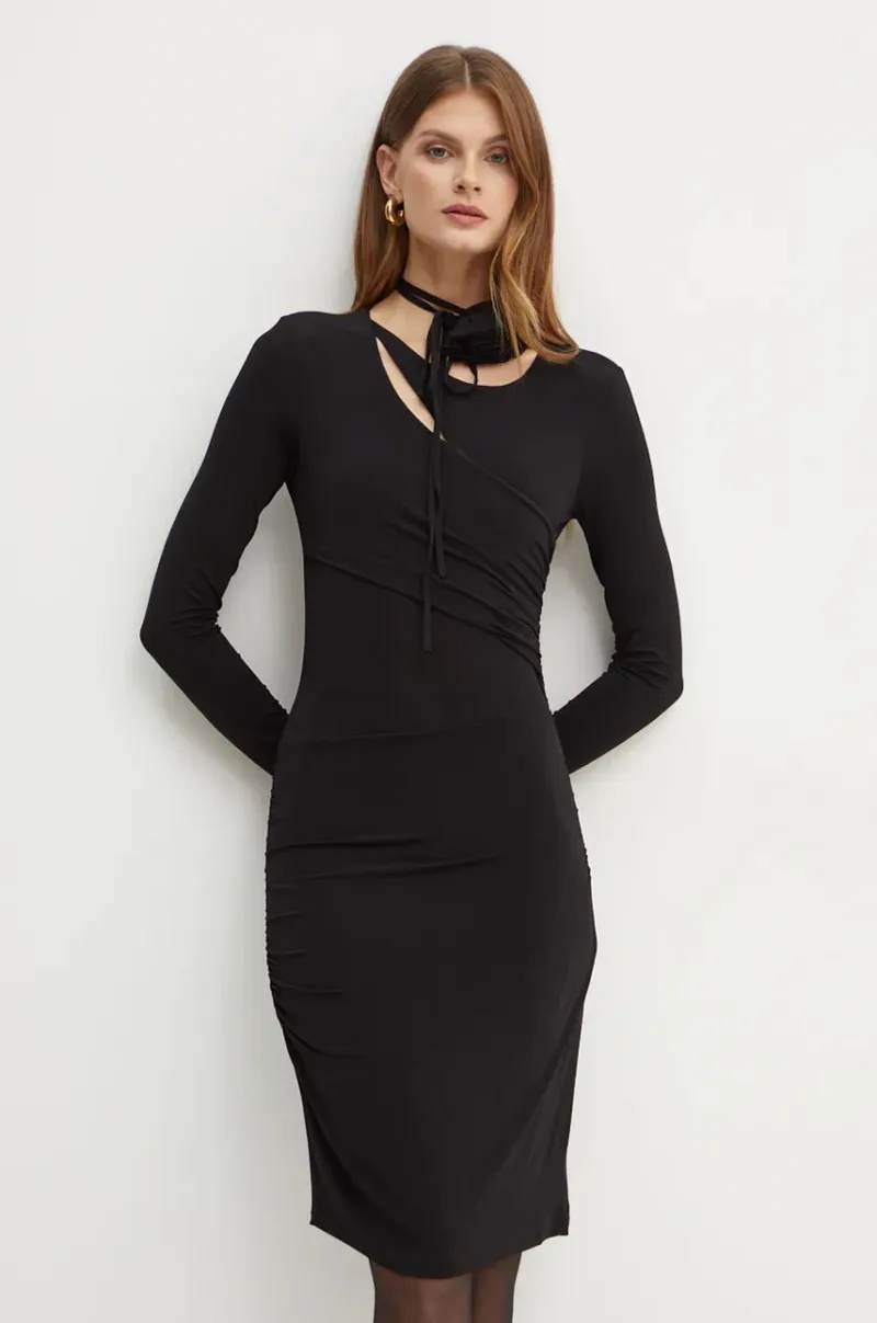 Marella rochie culoarea negru