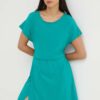 Max Mara Beachwear rochie de plaja culoarea verde