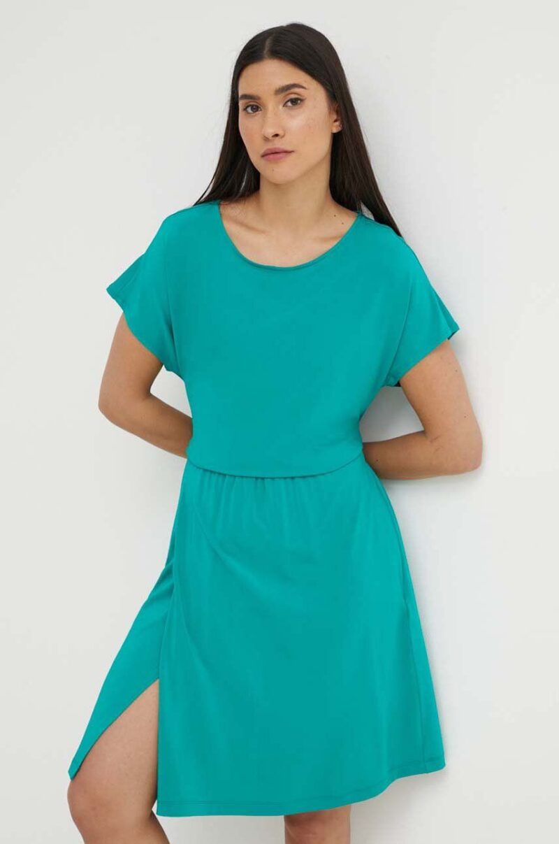 Max Mara Beachwear rochie de plaja culoarea verde