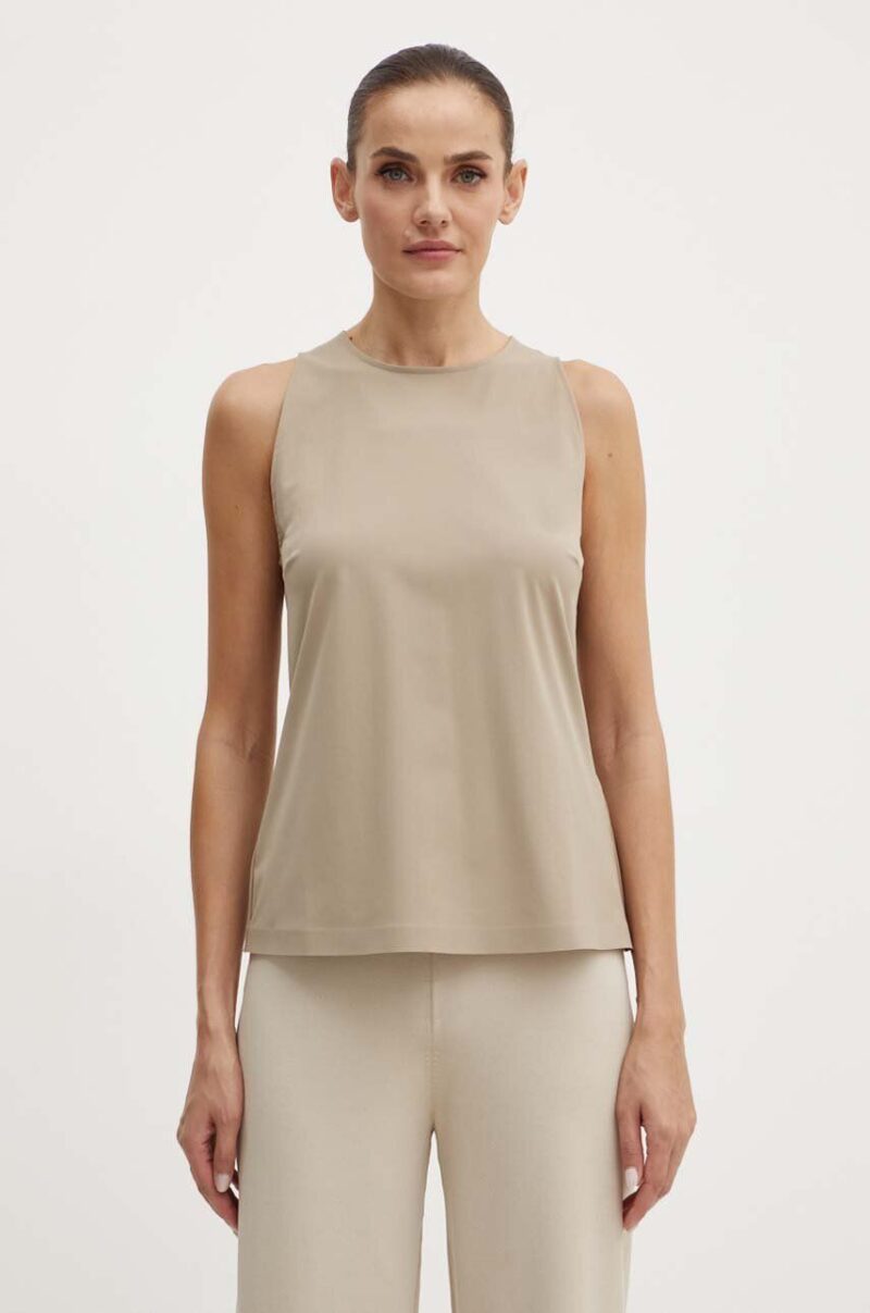 Max Mara Leisure bluza culoarea bej