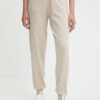 Max Mara Leisure pantaloni de trening culoarea bej