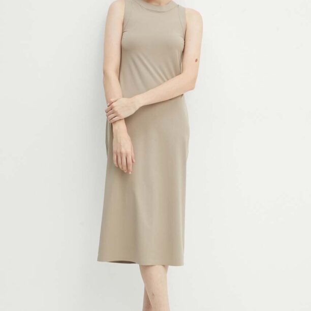 Max Mara Leisure rochie culoarea bej