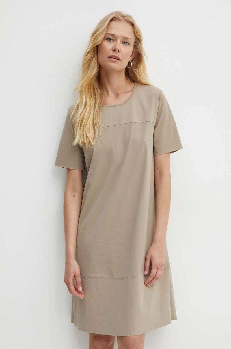 Max Mara Leisure rochie culoarea bej