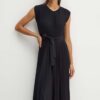 Max Mara Leisure rochie culoarea negru