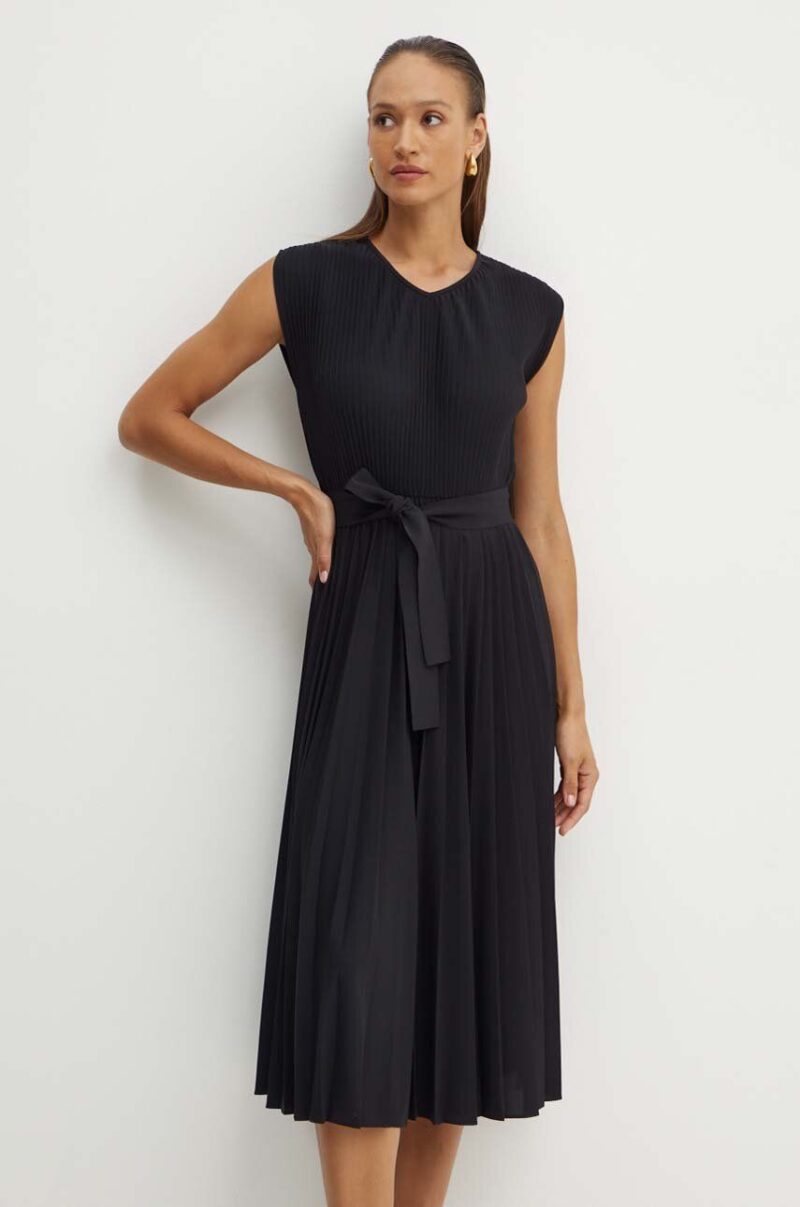 Max Mara Leisure rochie culoarea negru