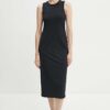 Max Mara Leisure rochie culoarea negru