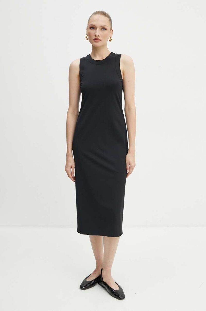 Max Mara Leisure rochie culoarea negru