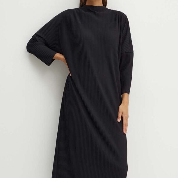 Max Mara Leisure rochie culoarea negru