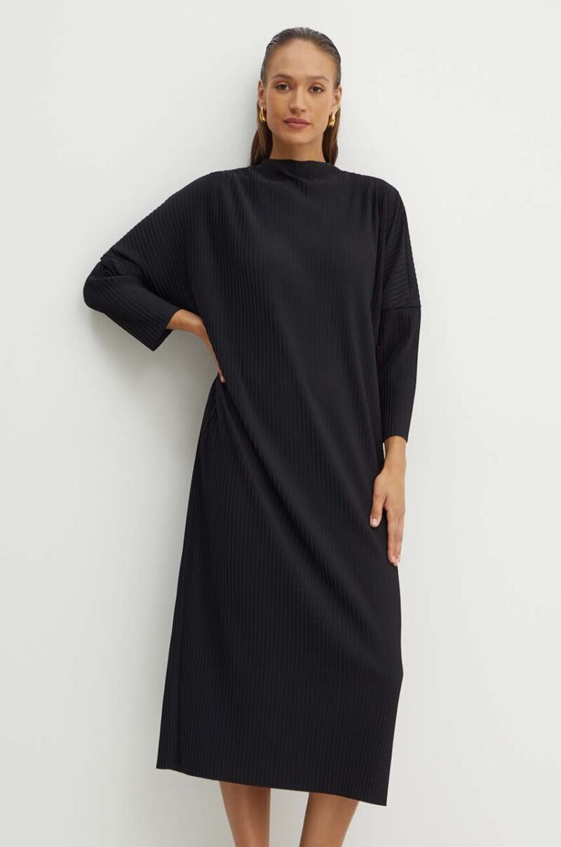 Max Mara Leisure rochie culoarea negru