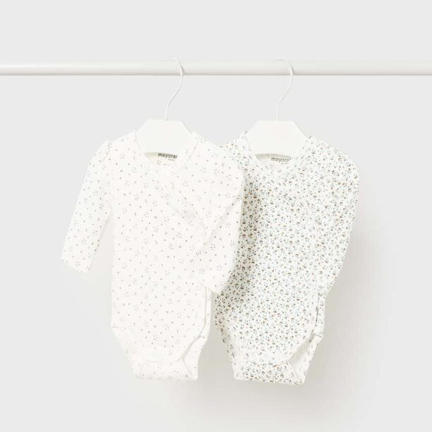 Mayoral Newborn body din bumbac pentru bebelusi 2-pack 2775