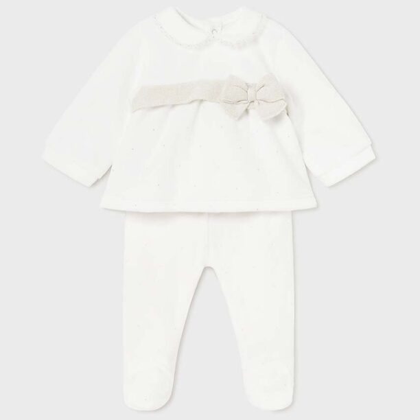 Mayoral Newborn compleu bebe culoarea bej