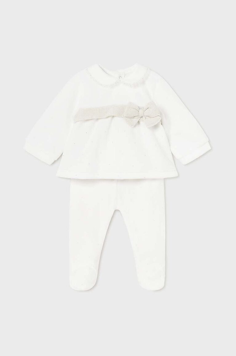 Mayoral Newborn compleu bebe culoarea bej