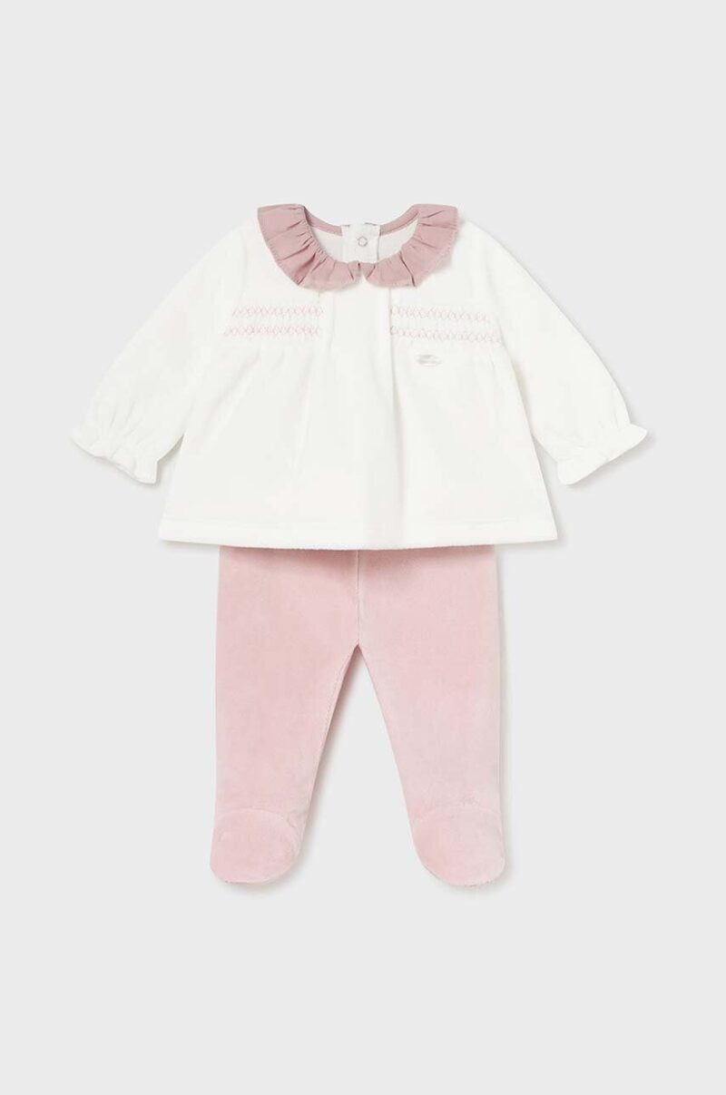 Mayoral Newborn compleu bebe culoarea roz