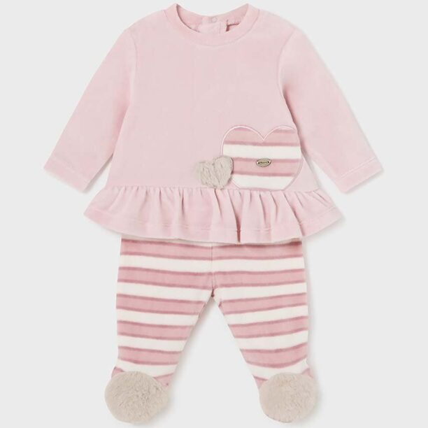 Mayoral Newborn compleu bebe culoarea roz