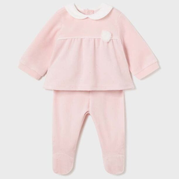 Mayoral Newborn compleu bebe culoarea roz