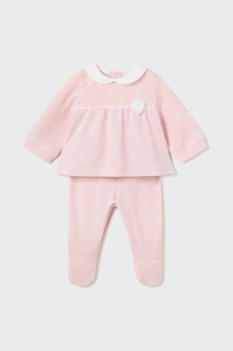 Mayoral Newborn compleu bebe culoarea roz