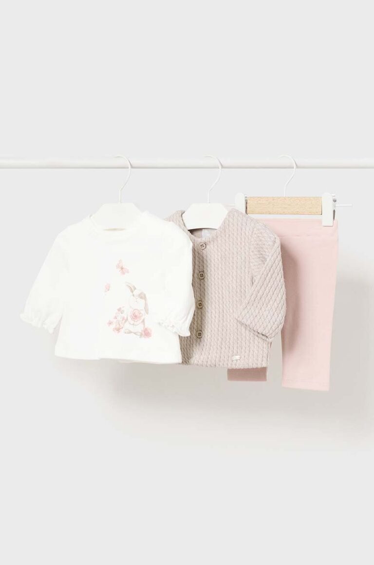 Mayoral Newborn compleu bebe culoarea roz