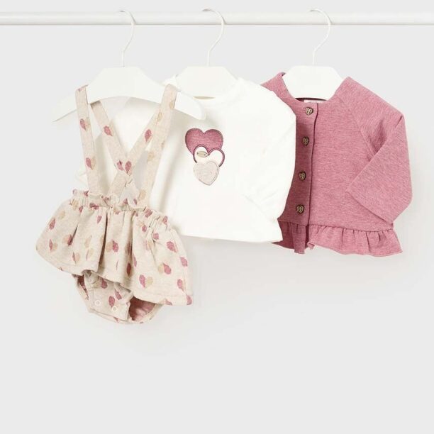 Mayoral Newborn compleu bebe culoarea roz