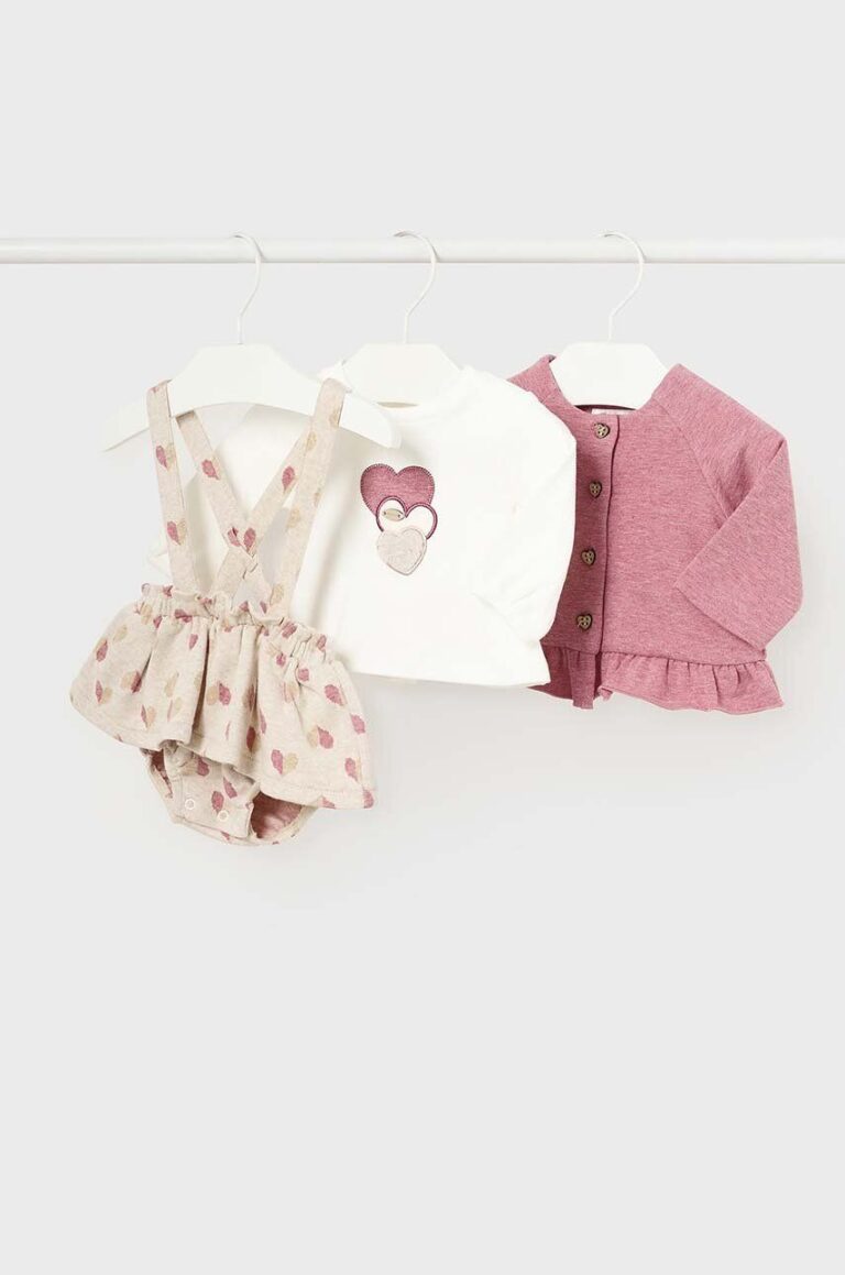 Mayoral Newborn compleu bebe culoarea roz