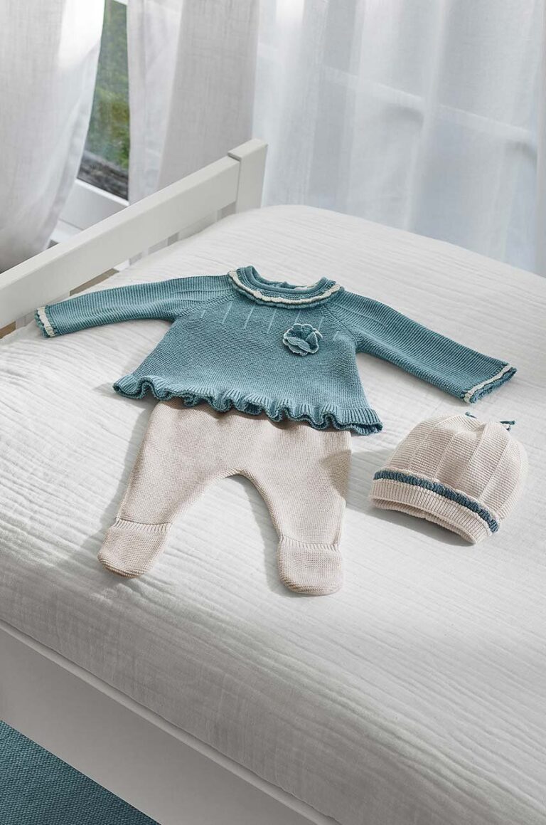 Mayoral Newborn compleu bebe culoarea verde